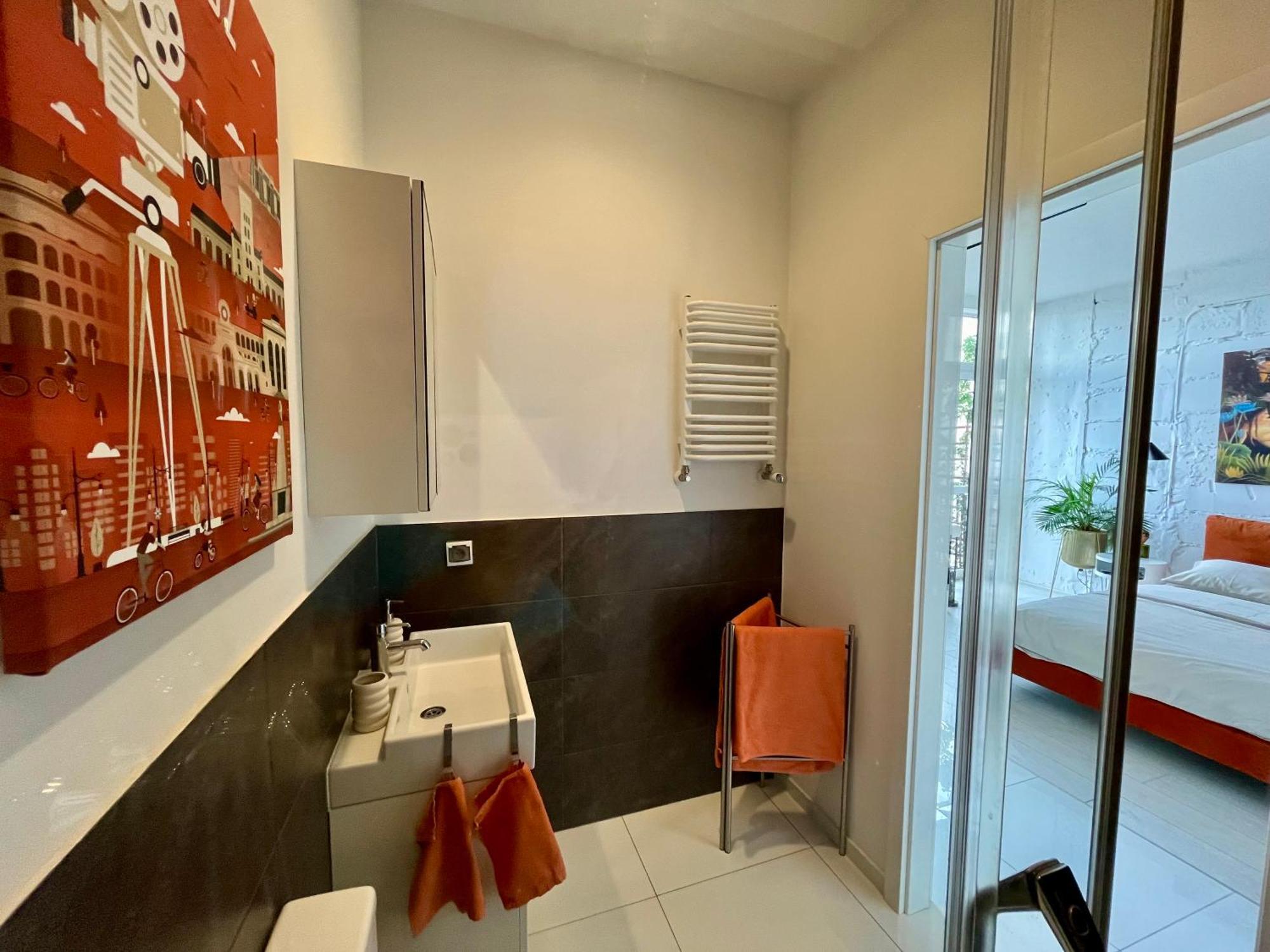 Apartament I Love Piotrkowska Z Wielkim Lustrem, Balkonem I Klimatyzacja Lodz  Luaran gambar